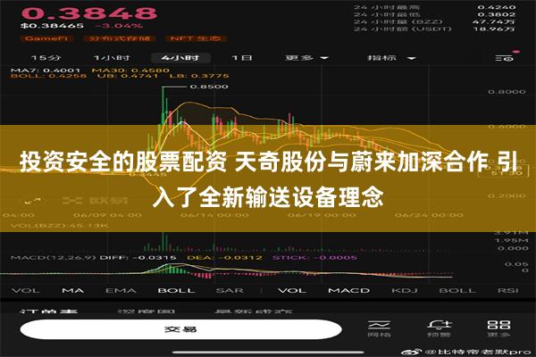 投资安全的股票配资 天奇股份与蔚来加深合作 引入了全新输送设备理念